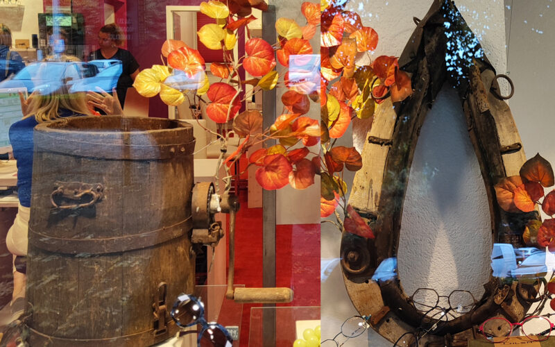 Foto: Astrid Roepke Schaufensterdekoration Herbstdekoration historisches Gerät